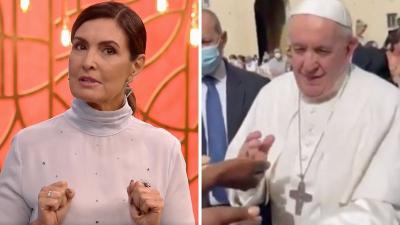 Ftima Bernardes compara Papa a Bolsonaro por no usar mscara