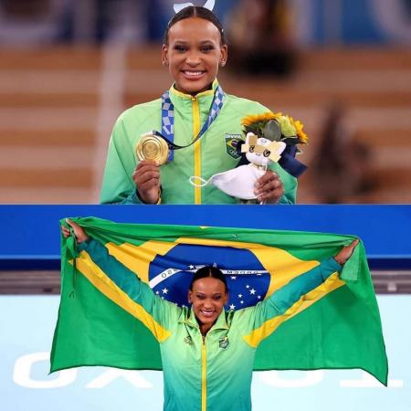 Rebeca Andrade  1 brasileira a ganhar duas medalhas em uma nica edio das