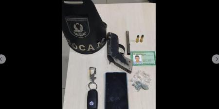 Suspeito com arma e drogas  morto em perseguio em Capanema