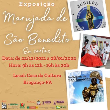 Exposio Marujada de So Benedito em Cartaz est aberta e segue at o dia 08